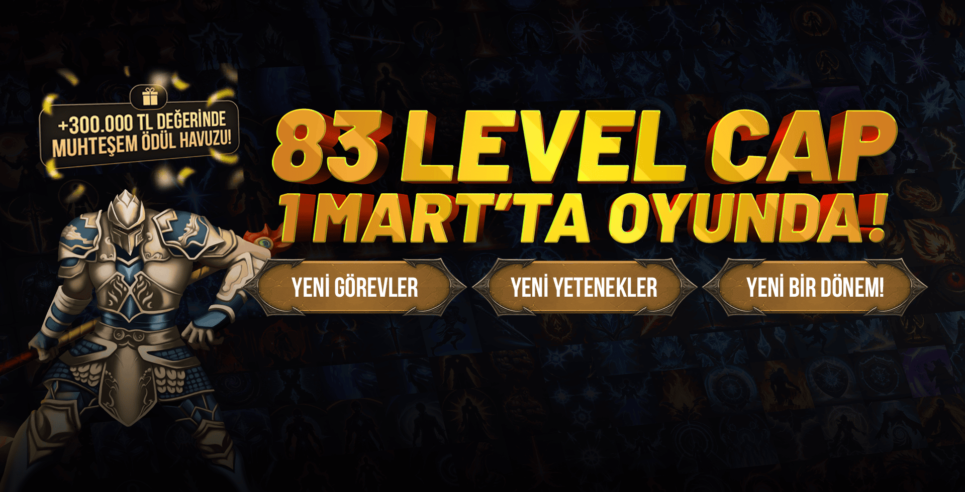 83 Level Cap 1 Mart 20:00'de Tera - Fenix ve Aura Sunucularında!